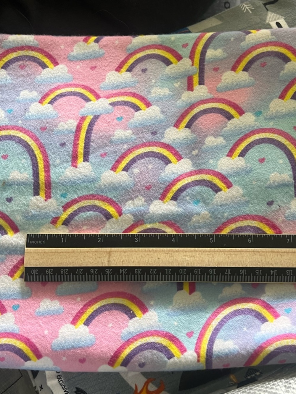 1 yard flannel cotton fabric - Picture 2 of 2